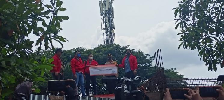 Tanah Indra Kenz di kawasan Alam Sutera, Tangerang Selatan disita. (MataMata.com/Rena Pangesti)