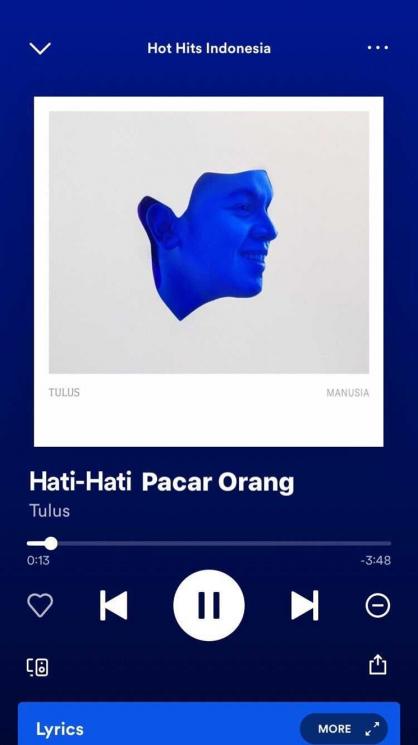 Meme Lagu Tulus Hati-Hati di Jalan (Twitter)