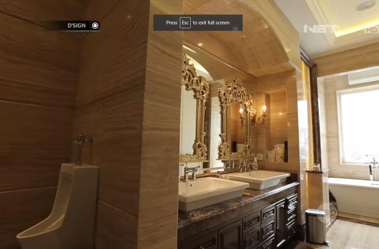 Potret Kamar Andre Taulany (YouTube/Net Lifestyle)