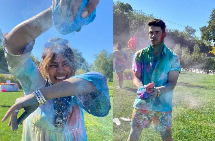 Potret Artis Bollywood Rayakan Festival Holi (Instagram/@priyankachopra)