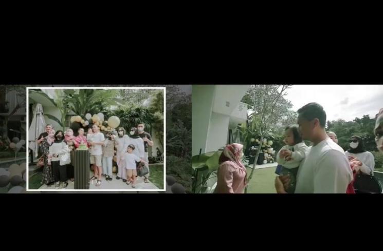Zaskia Gotik membuat pesta ulang tahun sederhana, tetapi tetap meriah