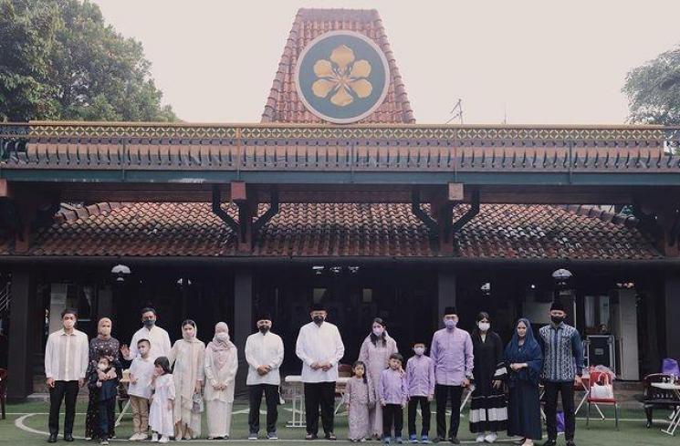 Momen Pengajian 4 Bulanan Aliya Rajasa. (Instagram/ruby_26)