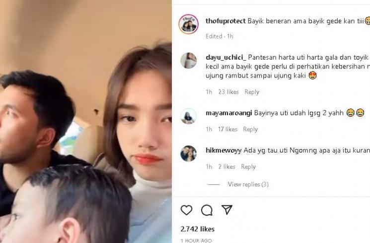 Fuji, Thariq, dan Gala (Instagram/@thofuprotect)
