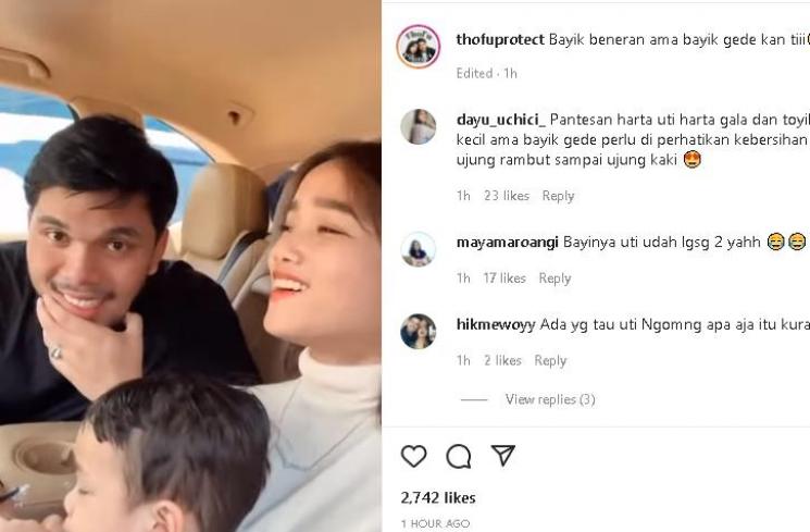 Fuji, Thariq, dan Gala (Instagram/@thofuprotect)