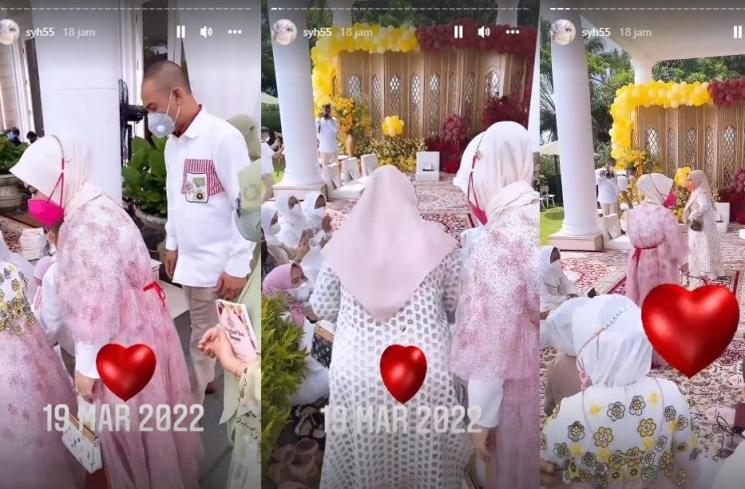 Momen Tasyakuran 4 Bulan Kehamilan Aisyahrani (Instagram/@syh55)