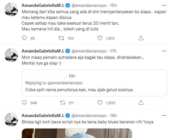 Amanda Manopo. (Twitter/AmandaGabriellaM.L)