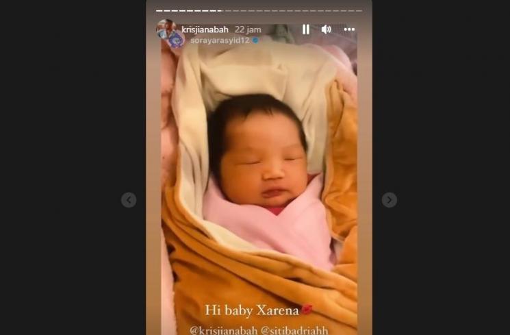 Potret Xarena Zenata Denallie (Instagram/@krisjianabah)