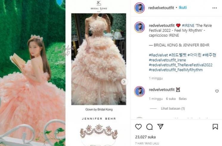 Harga Fashion Item Red Velvet di Feel My Rhythm (instagram/@redvelvetoutfit)