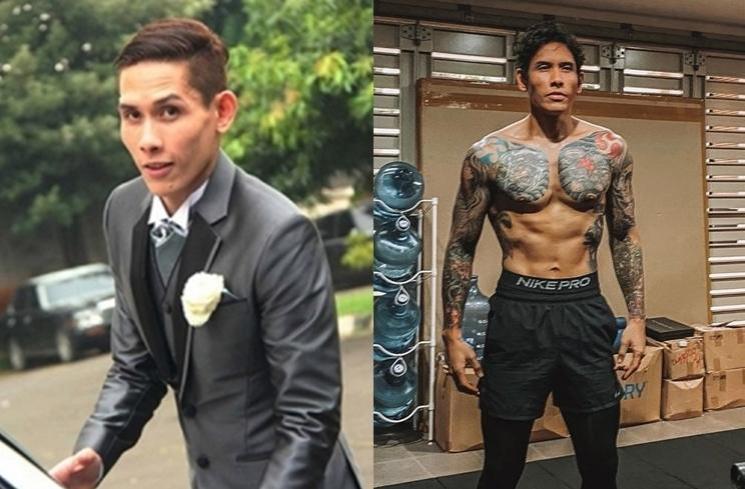 Transformasi Artis Pria dari Kurus Jadi Kekar (instagram/@ganindrabimo)