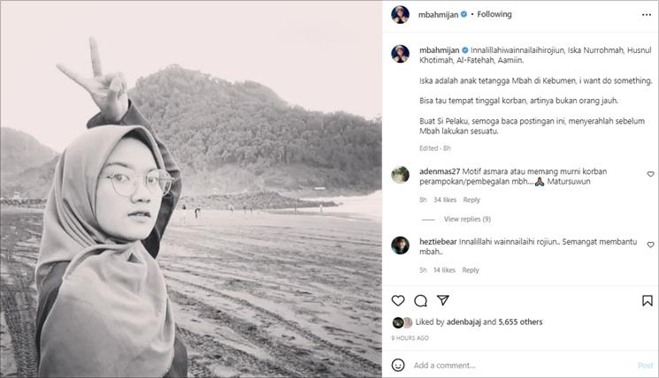 Mbah Mijan kecam pembunuh buruh cantik. (Instagram/@mbahmijan)