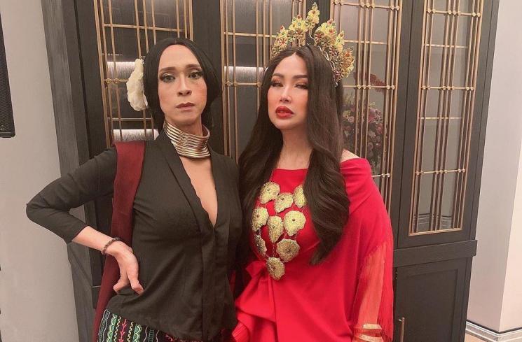 Gaya Nyentrik Aming Pakai Kostum Bak Perempuan (instagram/@amingisback)