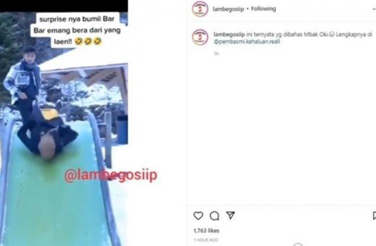 Kelakuan Ria Ricis Saat Hamil (instagram/@lambegosiip)