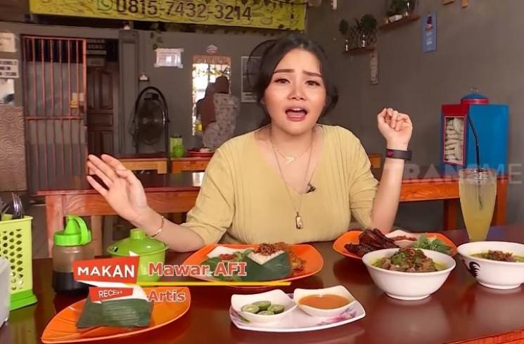 Potret Mawar AFI di Podcast dan Acara TV (YouTube/TRANS7 OFFICIAL)
