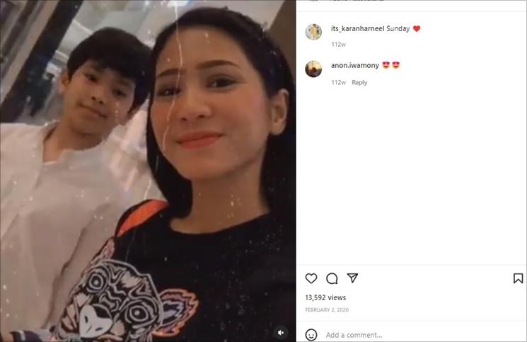 Potret Kedekatan Bunga Zainal dan Anak Sulung. (Instagram/@bungazainal05)