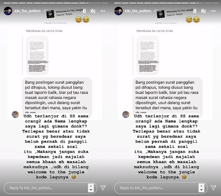 Fakta Kiki The Potters jadi tersangka. (Instagram/@kiki_the_potter)