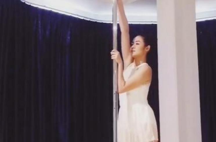 Seleb Perempuan Hobi Pole Dance (Instagram/sylviagenpati)
