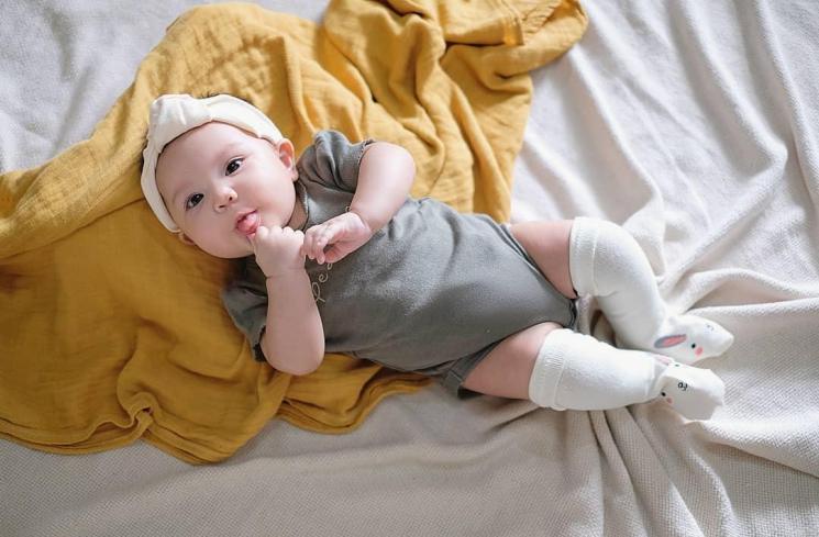 Potret Baby Blair Anak Randy Pangalila (instagram/@cfrank3030)