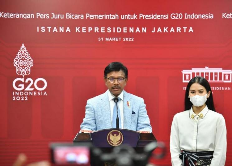 Maudy Ayunda Jadi Jubir Presidensi G20 Indonesia. (Kominfo)