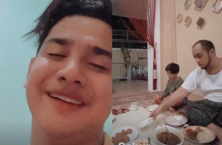 Momen sahur pertama para artis (Instagram/@syakirdaulay)