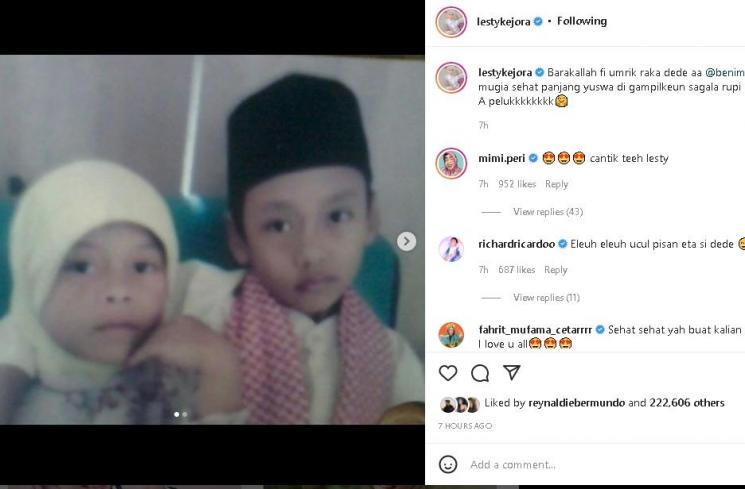 Lesti Kejoran dan Kakaknya (instagram/@lestykejora)