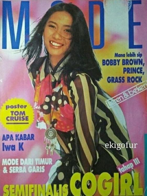 Potret Lawas Anggun C Sasmi Jadi Cover Girl. (Instagram/@ekigofur)