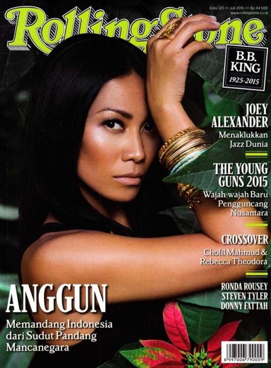 Potret Lawas Anggun C Sasmi Jadi Cover Girl. (Istimewa)