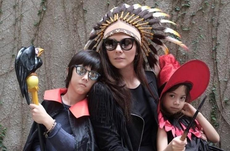 Potret Wulan Guritno Cosplay Karakter Film (Instagram/@wulanguritno)