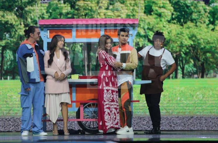 Momen Tina Datta di Indonesia (instagram/@antv_official)