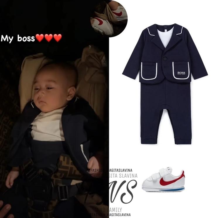 Koleksi sepatu branded Rayyanza (Instagram/@fashion_nagitaslavina)