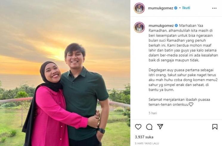 Momen Mumuk Gomez Puasa Bareng Suami (instagram/@mumukgomez)