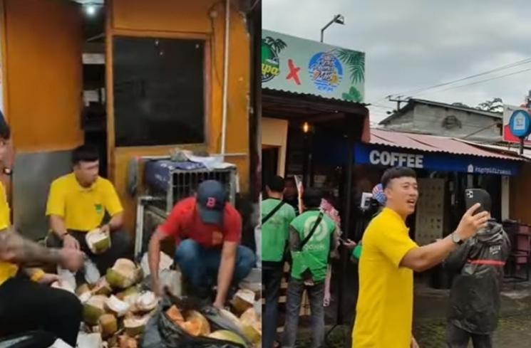 Artis Jadi Pedagang Kaki Lima