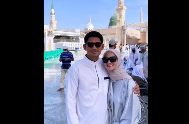 Momen Umrah Ibnu Jamil (Instagram/@ibnujamilo)