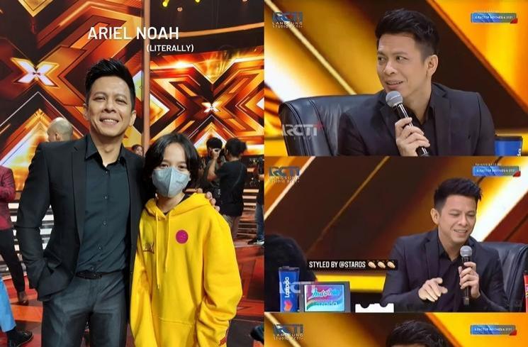 Penampilan Ariel NOAH pakai jas. (Instagram/@hagaipakan/@fashion_arielnoah)