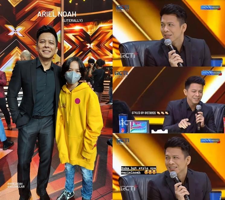 Penampilan Ariel NOAH pakai jas. (Instagram/@hagaipakan/@fashion_arielnoah)