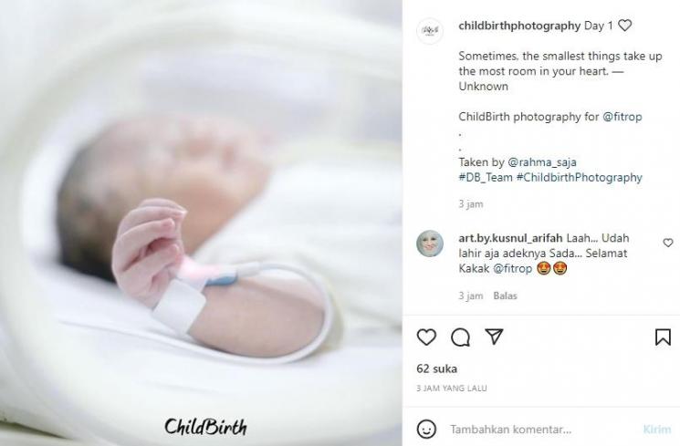 Potret Kamya Aisa Hanara Anak Fitri Tropica (instagram/@childbirthphotography)