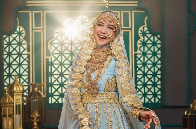 Pesona Seleb Berhijab Pakai Busana India (instagram/@fdphotography90)