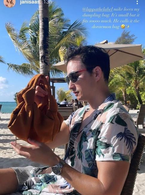 Potret Bulan Madu Mike Lewis dan Janisaa Pradja di Maldives (Instagram/janisaas)