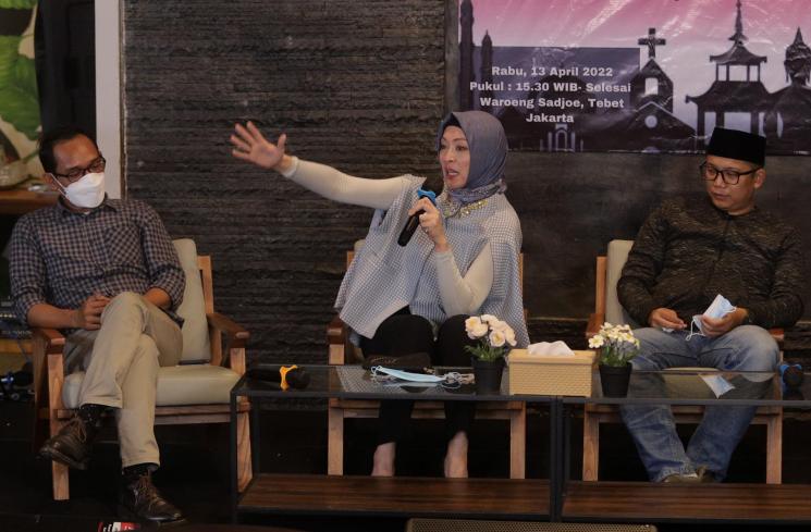 Angelina Sondakh. (MataMata.com/Angga Budhiyanto)