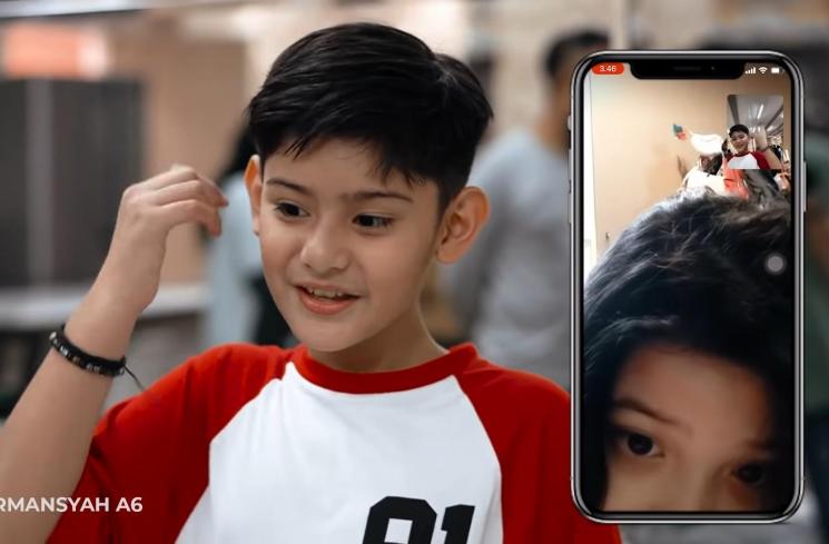 Momen King Faaz Video Call Arsy Hermansyah (YouTube The Hermansyah A6)