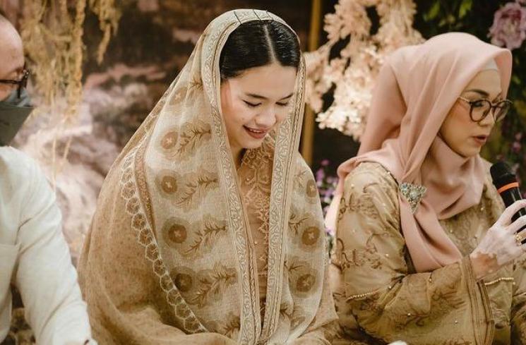 Momen Pengajian Jelang Pernikahan Adik Marshanda. (Instagram/marshanda99)
