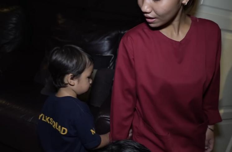 Kebersamaan Kiano dan Suster Rahma (YouTube Baim Paula)