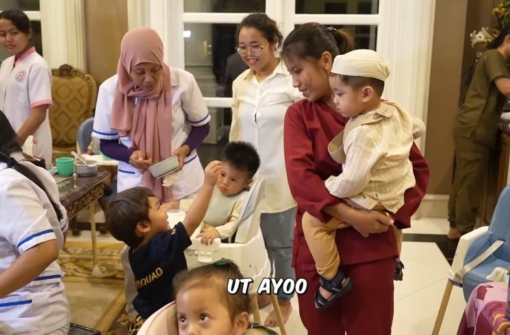 Kebersamaan Kiano dan Suster Rahma (YouTube Baim Paula)