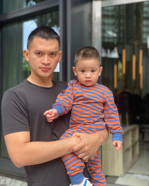 Potret Ayah dan Anak Good Looking (instagram/@thereal_rezkyadhitya)
