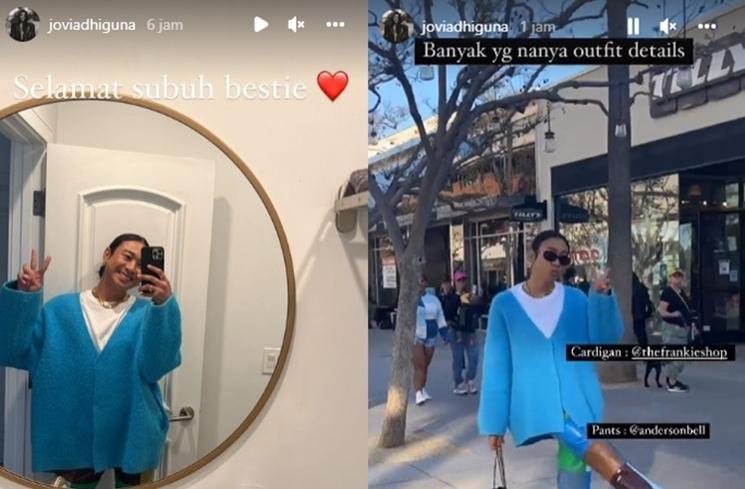 Gaya stylish Jovi Adhiguna nonton Coachella (Instagram/@joviadhiguna)