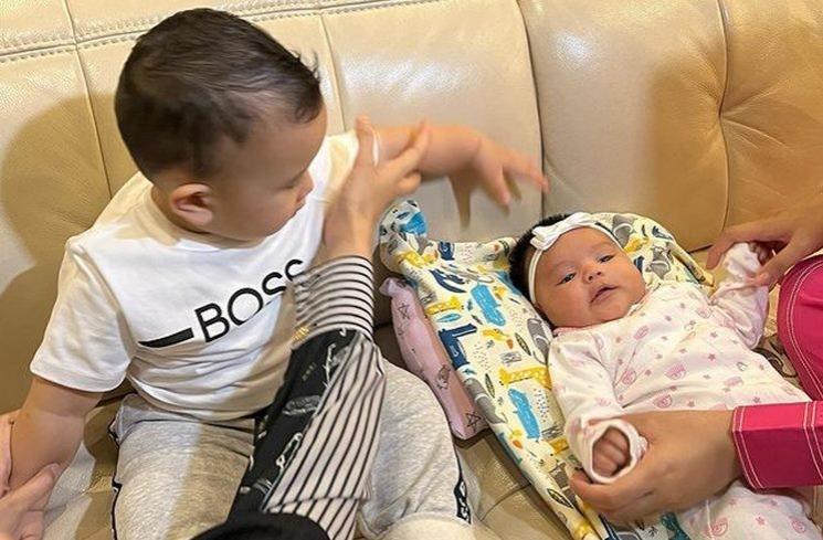 Momen Ukkasya dan Ameena Pertama Kali Bertemu. (Instagram/@zaskiasungkar15)