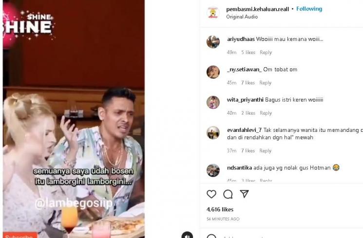 Robby Shine dan Natasya Shine (instagram.com/@pembasmi.kehaluan.reall)