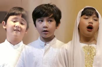 Rafathar Cover Lagu 'Ramadhan Datang' Bareng Teman-Teman, Ekspresi Datarnya Disorot: Jangan Cool Banget Lah