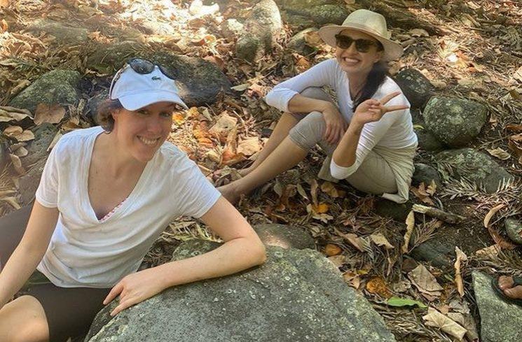 Momen Raline Shah Panen Talas di Hawaii. (Instagram/ralineshah)