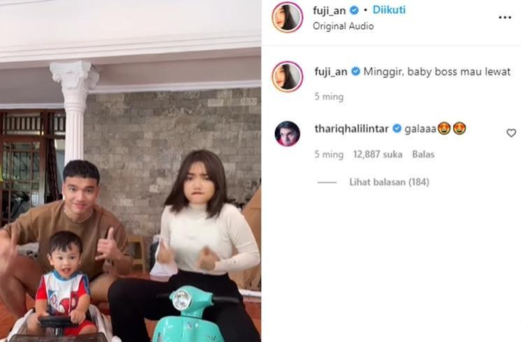 Potret kompak Fuji dan Fadly Faisal (Instagram/@fuji_an)