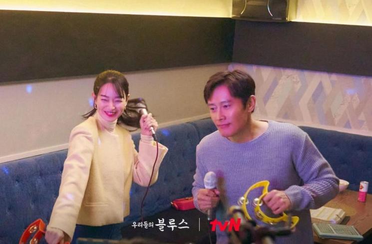 Pesona Shin Min Ah di Our Blues (Instagram/@tvn_drama)